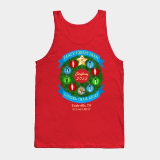 2022 Christmas Wreath • Fancy Forest Farm Tank Top